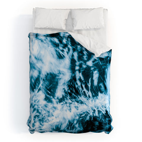 Nature Magick Turquoise Waves Duvet Cover