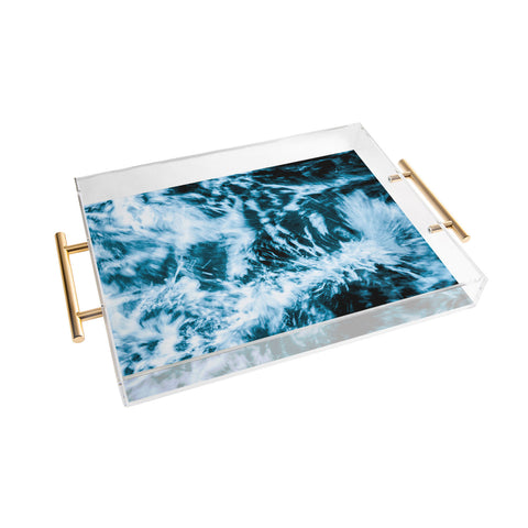 Nature Magick Turquoise Waves Acrylic Tray