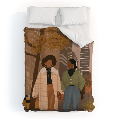 nawaalillustrations NYC I Duvet Cover
