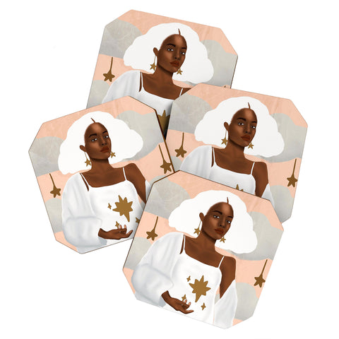 nawaalillustrations Star I Coaster Set