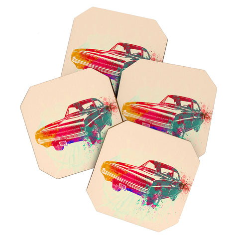 Naxart 1967 Dodge Charger 1 Coaster Set