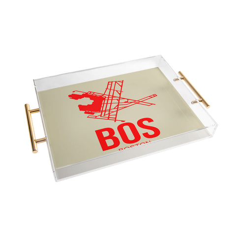 Naxart BOS Boston Poster 1 Acrylic Tray