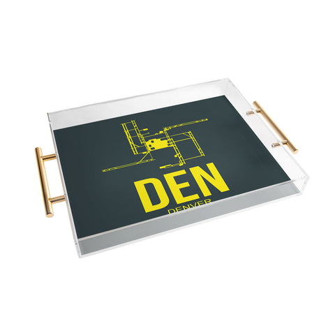 Naxart DEN Denver Poster 1 Acrylic Tray