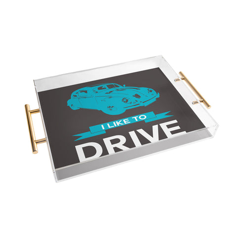 Naxart I Like To Drive Beetle 3 Acrylic Tray