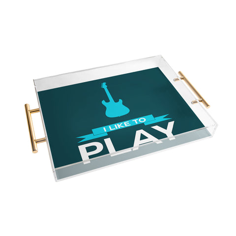 Naxart I Like To Play 8 Acrylic Tray