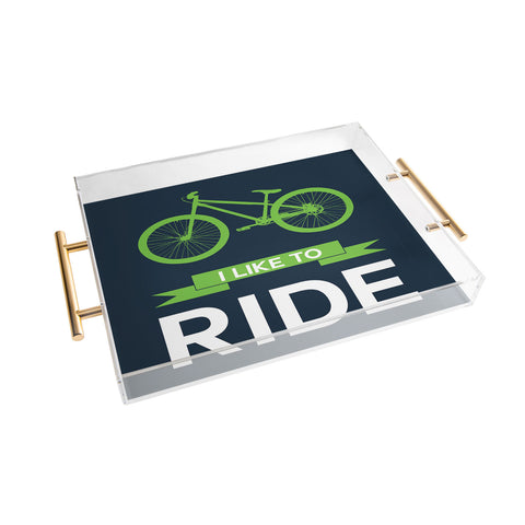 Naxart I Like To Ride 4 Acrylic Tray