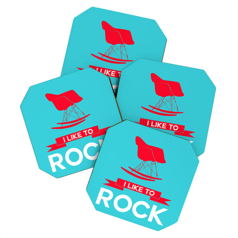 Naxart I Like To Rock 1 Coaster Set