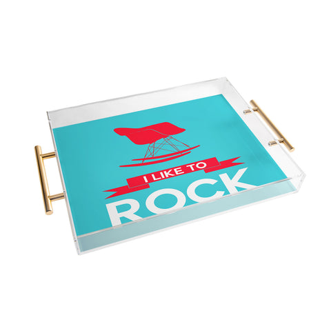 Naxart I Like To Rock 1 Acrylic Tray