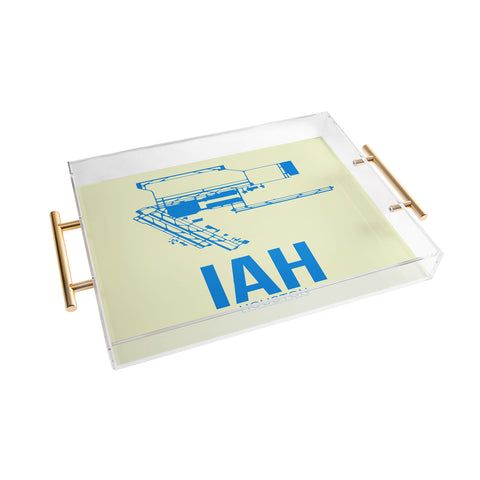 Naxart IAH Houston Poster Acrylic Tray