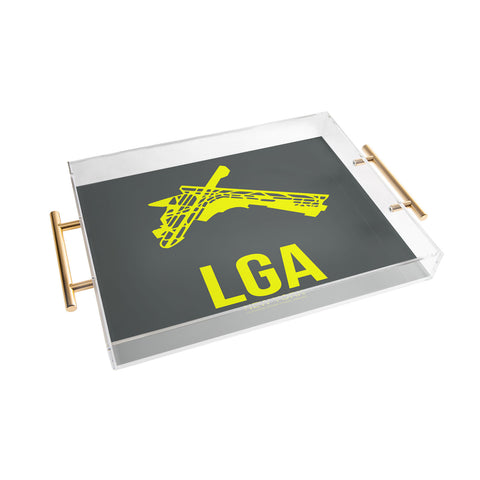 Naxart LGA New York Poster Acrylic Tray