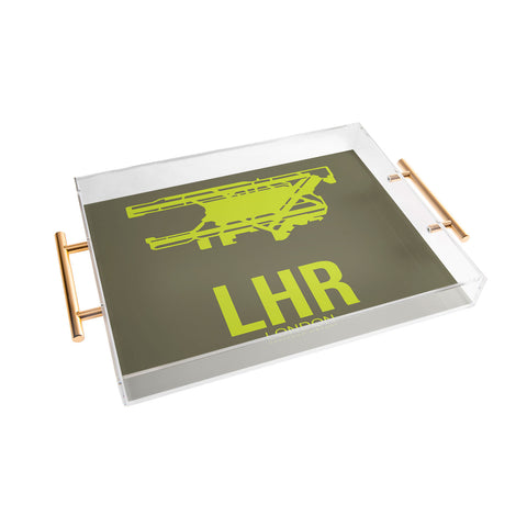 Naxart LHR London Poster 3 Acrylic Tray