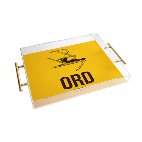 Naxart ORD Chicago Poster 1 Acrylic Tray