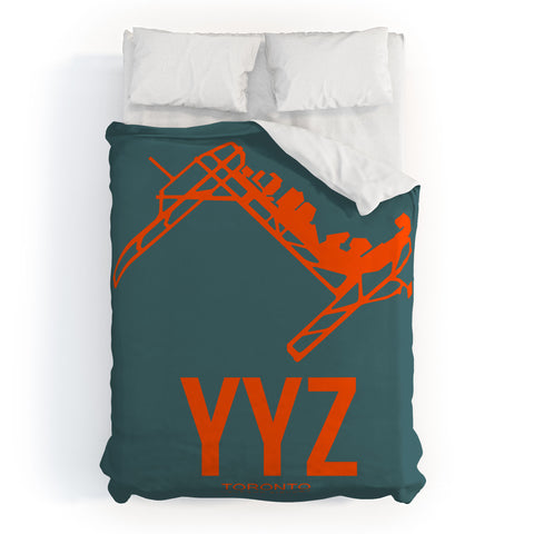 Naxart YYZ Toronto Poster 1 Duvet Cover