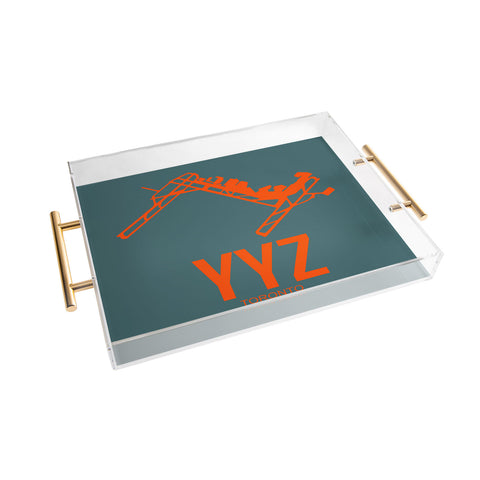 Naxart YYZ Toronto Poster 1 Acrylic Tray