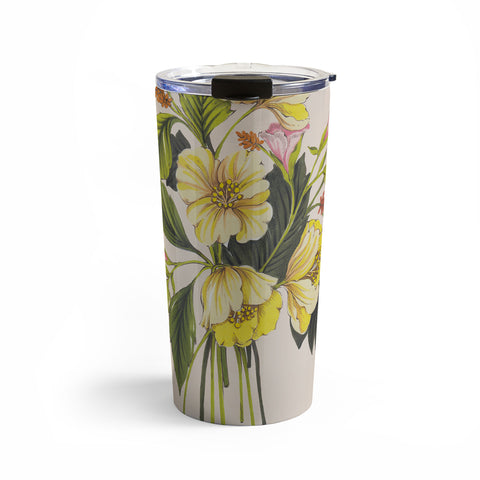 Nelvis Valenzuela Yellow Flower bunch Travel Mug