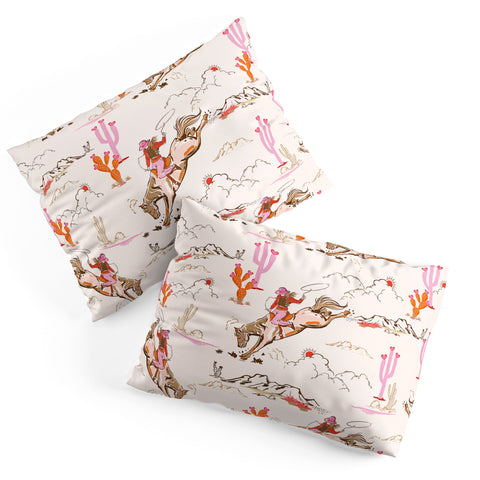 NewburyBoutique Equestrian Cowgirl Western Pillow Shams