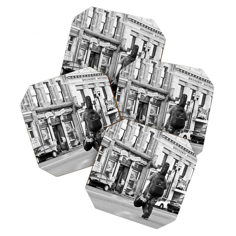 Nicholson Photography Crossing Broadway Coaster Set
