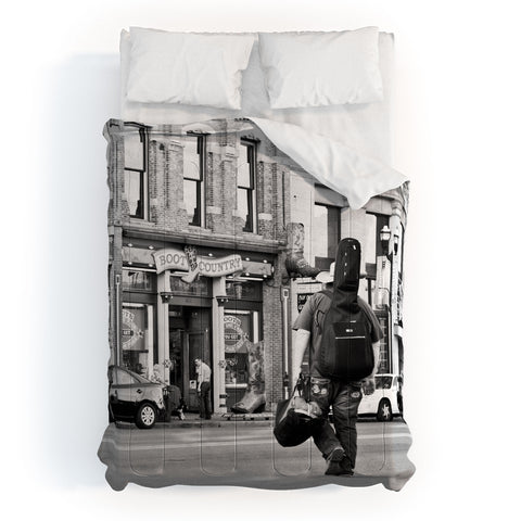 Nicholson Photography Crossing Broadway Comforter