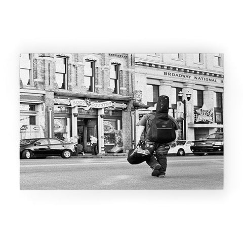 Nicholson Photography Crossing Broadway Welcome Mat