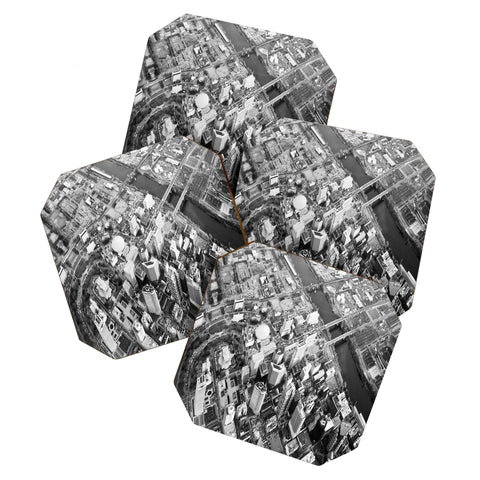 Nicholson Photography Downtown Nashville Aerial Coaster Set