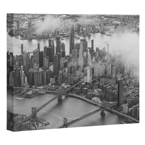 Nicholson Photography Manhattan Through The Clouds Art Canvas