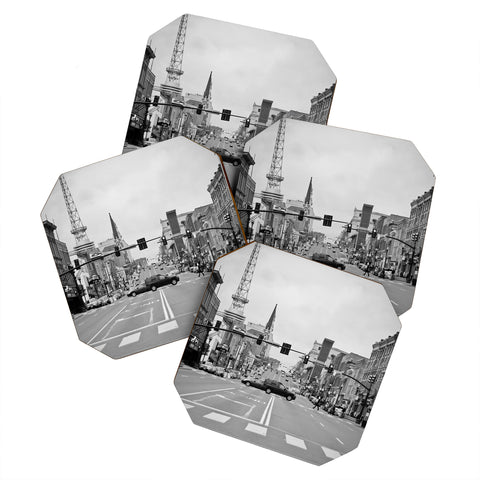 Nicholson Photography Up Broadway Nashville Coaster Set