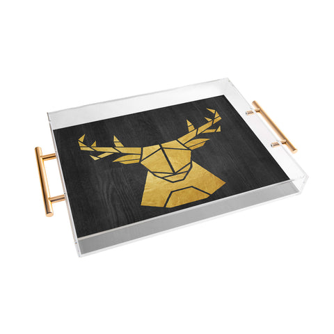 Nick Nelson Deer Symmetry Acrylic Tray