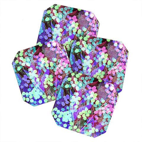 Nick Nelson Dots And Leaves Coaster Set