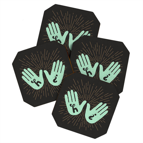 Nick Nelson Hi Fives Coaster Set