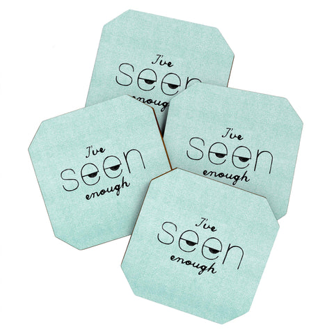 Nick Nelson Ive Seen Enough 1 Coaster Set