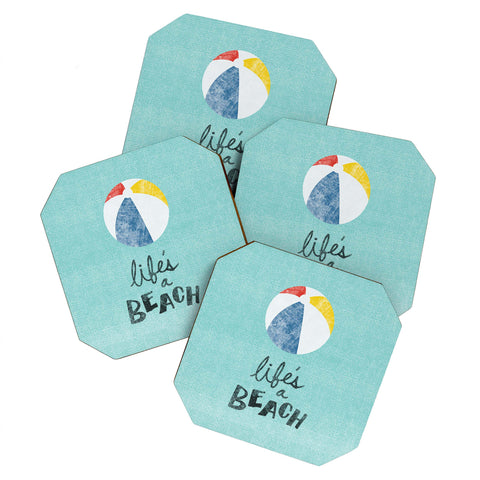 Nick Nelson Lifes A Beach Coaster Set