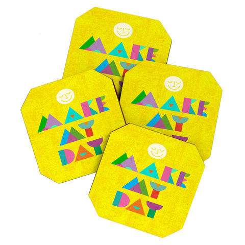 Nick Nelson Make My Day Coaster Set