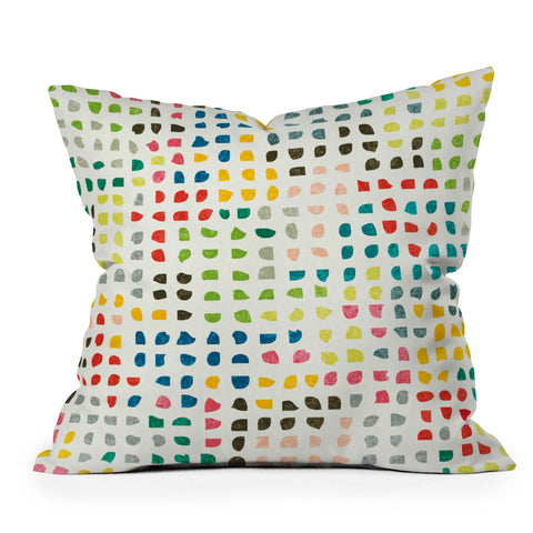 Nick Nelson Raga Outdoor Throw Pillow