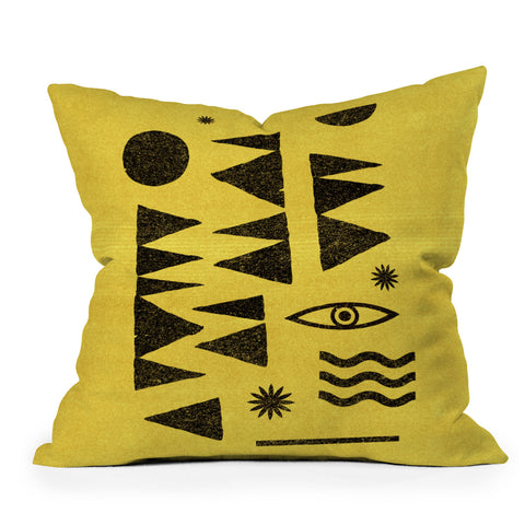 Nick Nelson Tangential Outdoor Throw Pillow