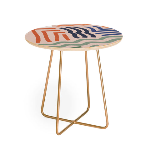 Nick Quintero Arid Contour Round Side Table