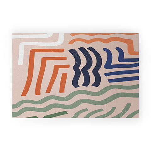 Nick Quintero Arid Contour Welcome Mat
