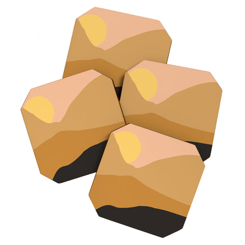 Nick Quintero Desert Depth Coaster Set