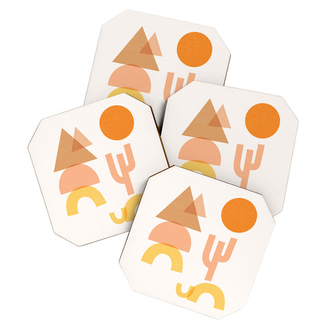 Nick Quintero Desert Shapes Coaster Set