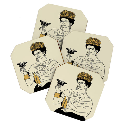 Nick Quintero Frida 1 Coaster Set