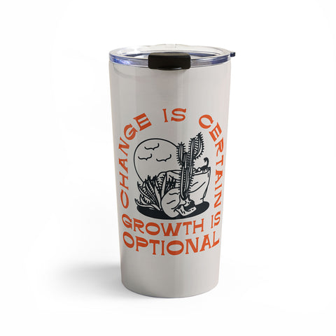Nick Quintero Growth is Optional Travel Mug