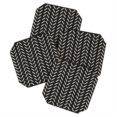 Nick Quintero Herringbone Coaster Set