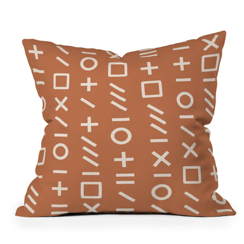 Nick Quintero Line Etch Outdoor Throw Pillow