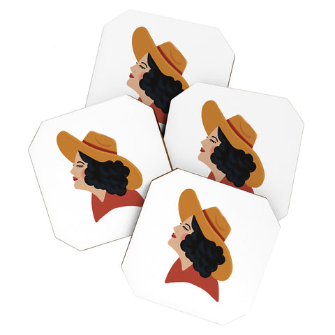 Nick Quintero Sad Cowgirl Coaster Set