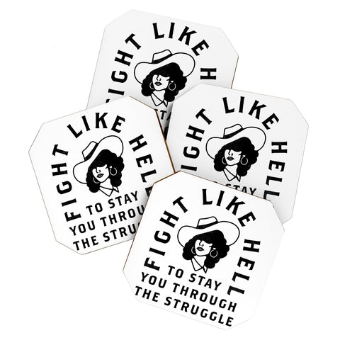 Nick Quintero Stay You Coaster Set