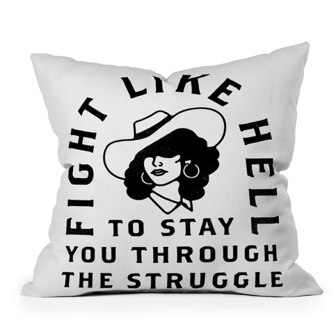 Nick Quintero Stay You Outdoor Throw Pillow