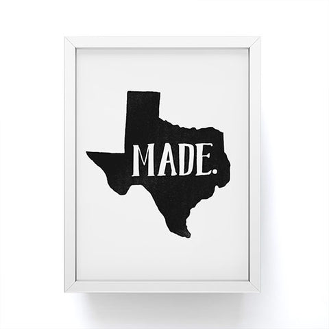 Nick Quintero Texas Made Framed Mini Art Print