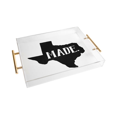 Nick Quintero Texas Made Acrylic Tray