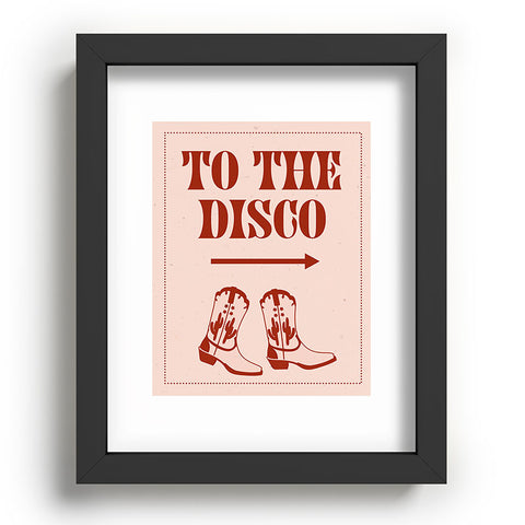 NicNiccrineDesigns To the Disco I Recessed Framing Rectangle