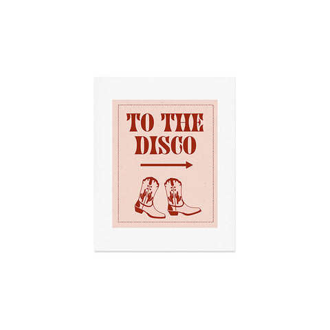 NicNiccrineDesigns To the Disco I Art Print
