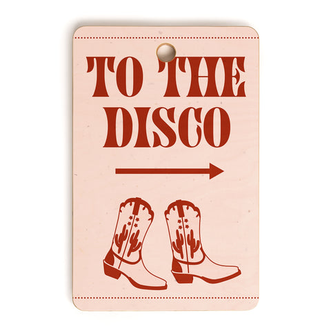 NicNiccrineDesigns To the Disco I Cutting Board Rectangle